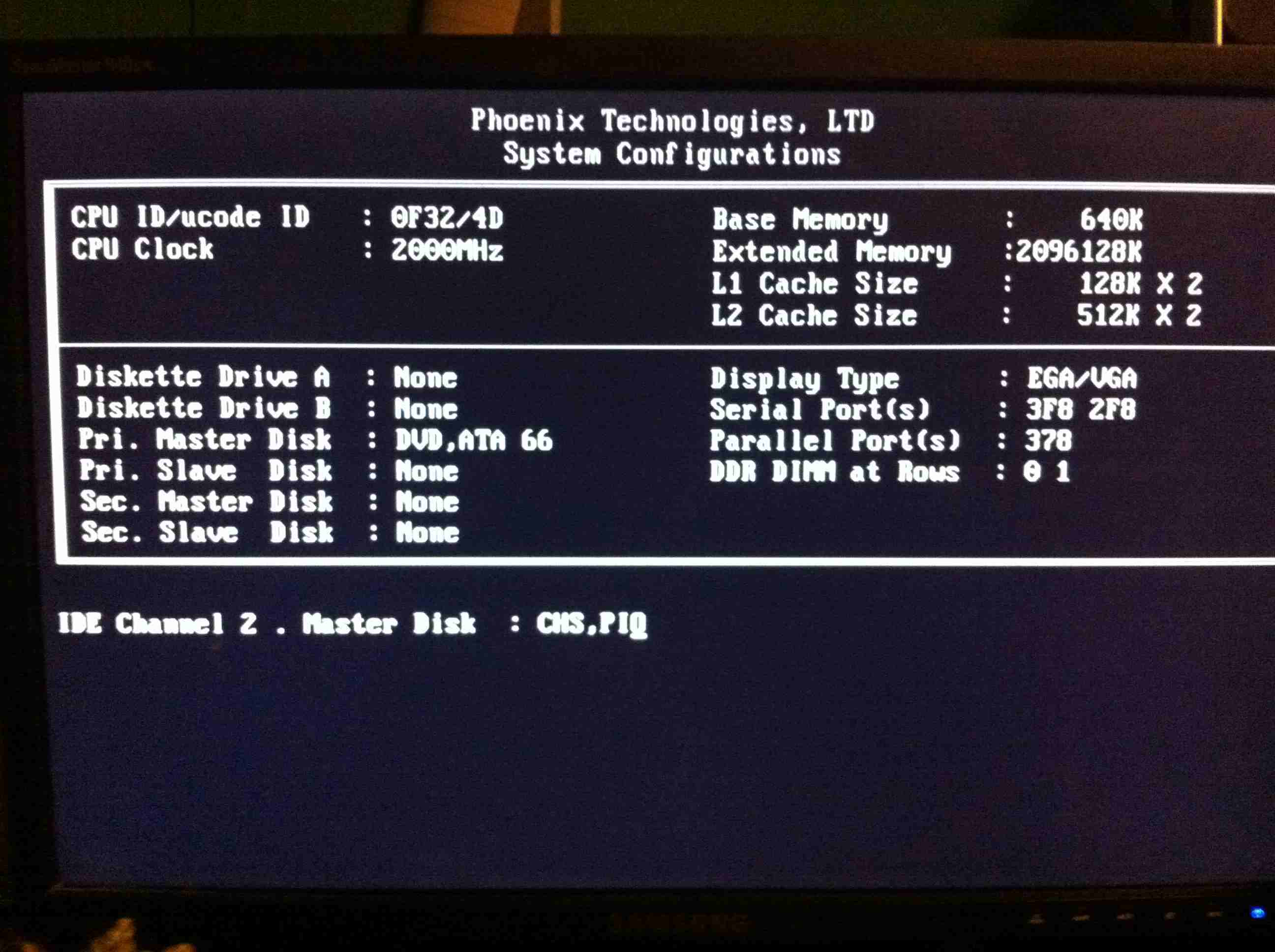 System Configurations